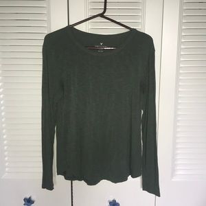 Green long sleeve shirt